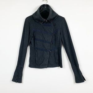 Lululemon Military Style Jacket Gray Size 8
